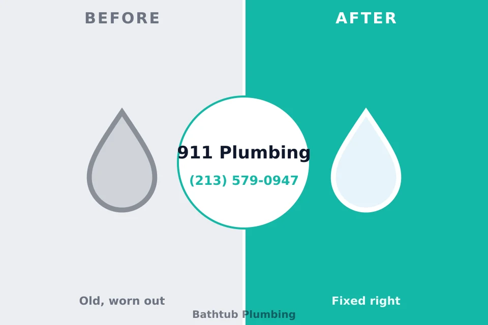 Before and after: plumbing repair Hales Corners, WI